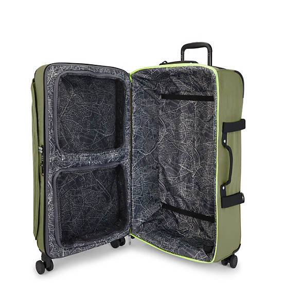 Valises Kipling Spontaneous Large Rolling Vert Olive | FR 1468SG